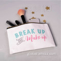 Screen Print Cosmetic Bags Custom Easy fashion foil makeup cosmetic bag Factory